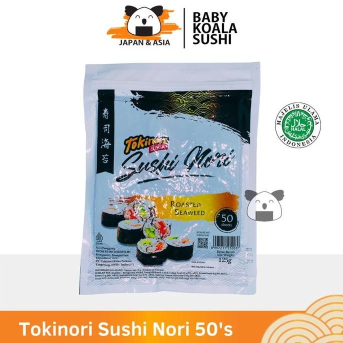 

Murah Nori Halal Tokinori 50 Lembar | Rumput Laut Sushi Yakinori Kimbab