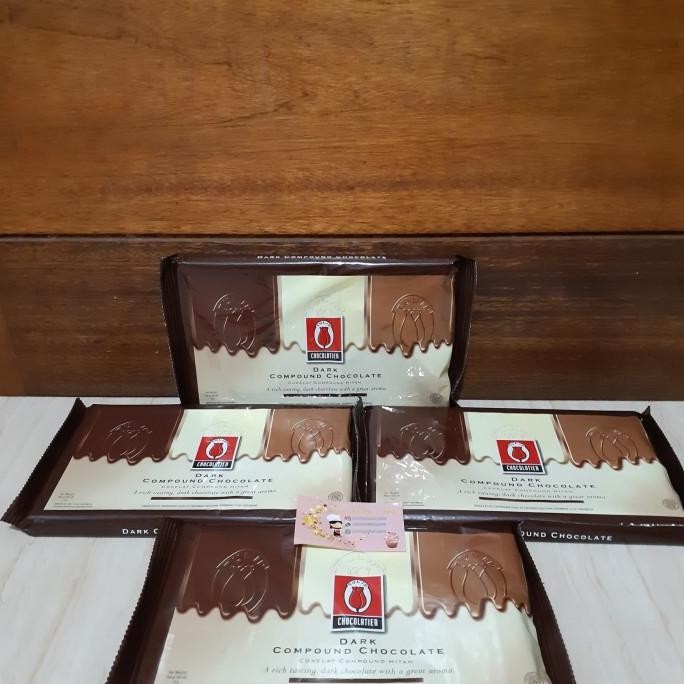 

dark chocolate compound tulip 1kg / coklat batang tulip dark 1kg liquid