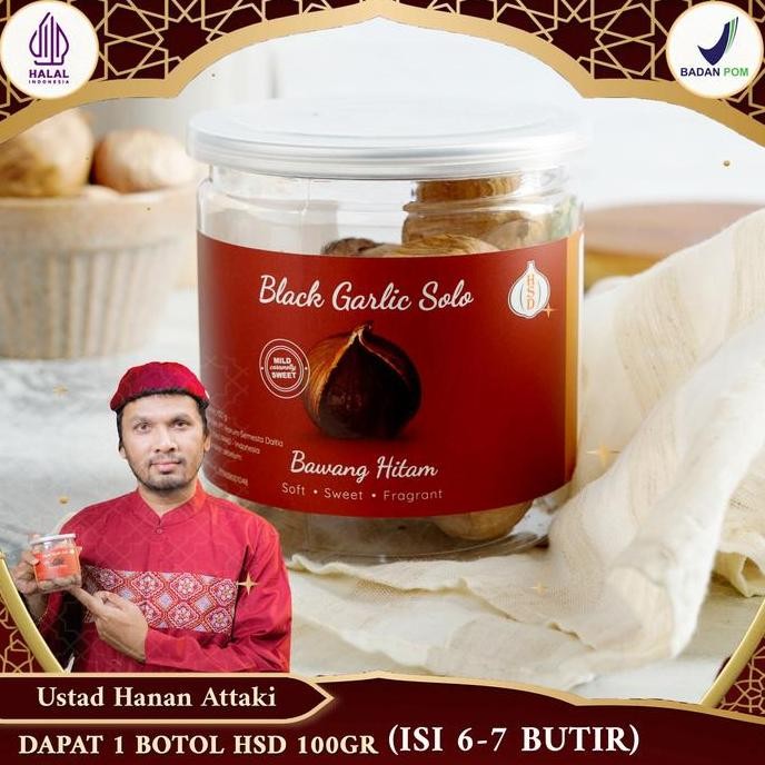 

Sale Black Garlic Hsd 100 Gr / Bottle, Bawang Hitam Spices