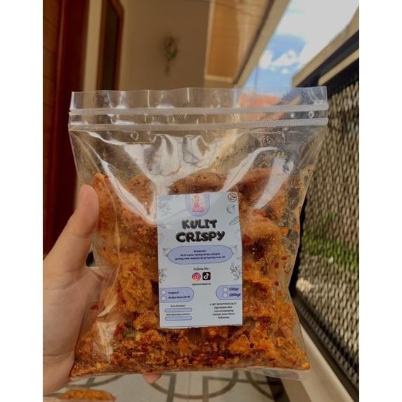 

HJ KERIPIK KULIT CRISPY 250GR KRIUK CIKRUH ORIGINAL & PEDAS GURIH JAJANAN CEMILAN KERUPUK KRISPI RENYAH