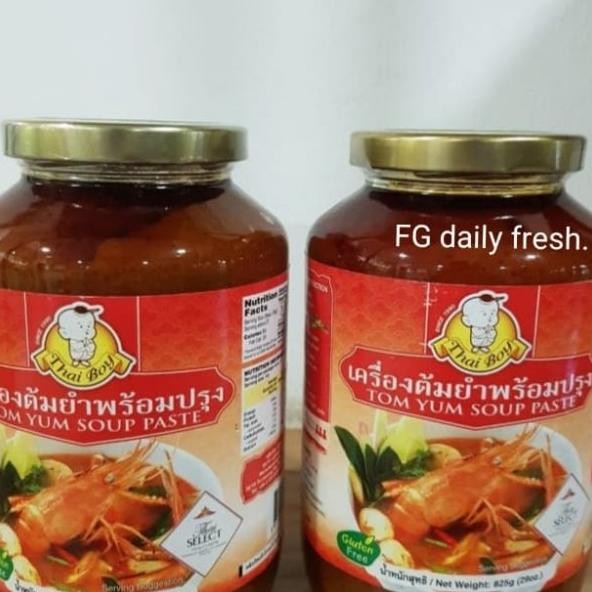 

Tomyum Pate Thaiboy Jumbo 825Gram Bumbu Tomyam Habu Habu