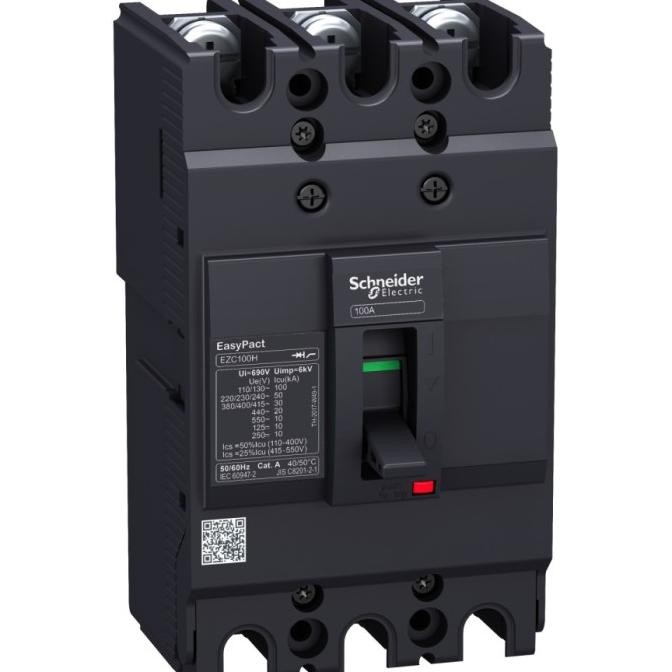 Breaker Mccb 3 Phase Pass 3P Schneider Ezc100F 40A 40 Ampere Restock