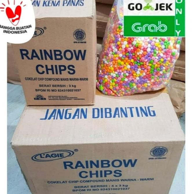 

rainbow chip 3 kg lagie chocochip instan liquid