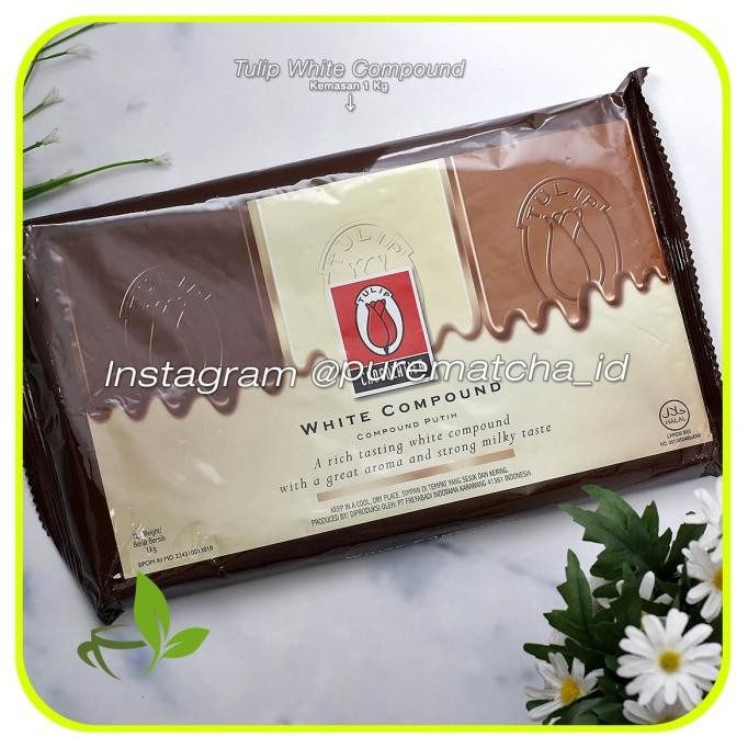 

Coklat Putih Batang White Chocolate Compound Cokelat Tulip Cocoa 1 kg liquid