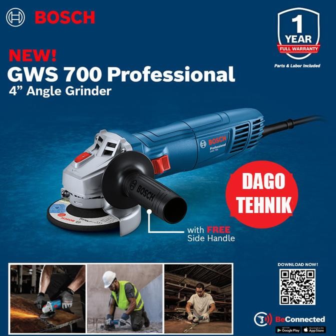 Gerinda bosch gws 700original gerinda listrik 4 inch