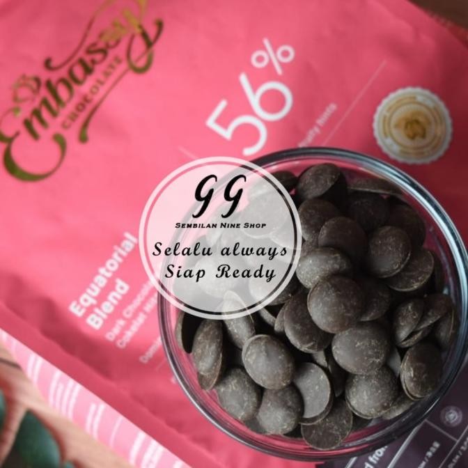 

250 Gram Tulip Embassy EQUATORIAL 56% Dark Chocolate COUVERTURE Coklat liquid