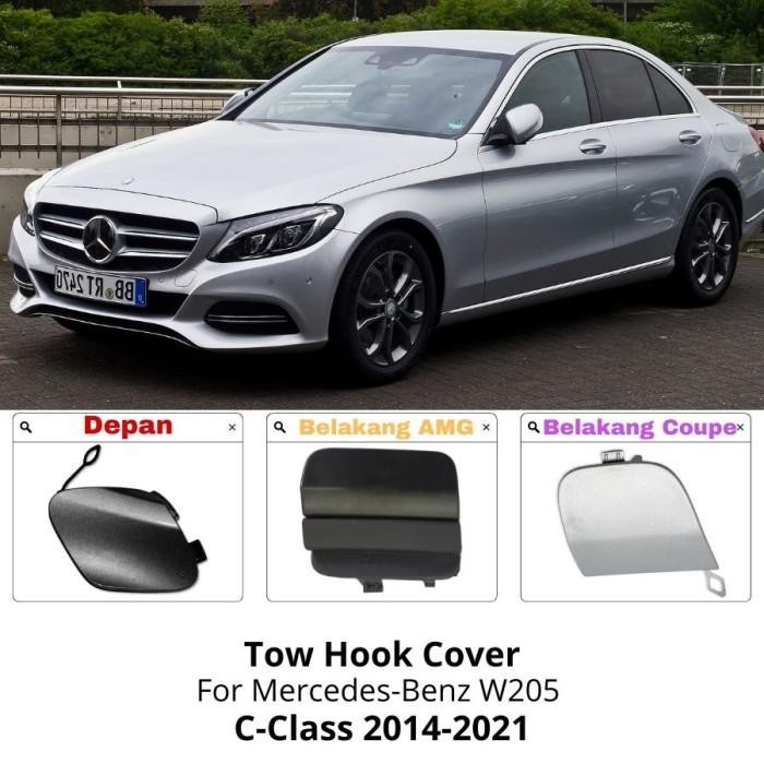 Lubang Towing Mercy W205 Bumper Tow Derek Cover Mercedes C200 C250 C300 Original Dan Terpercaya