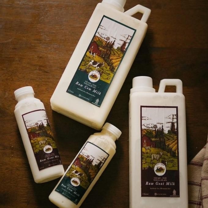 

Grassfed Raw Cow & Goat Milk 1L By Falik Farm Promo