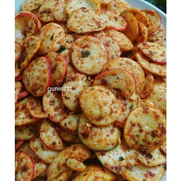 

HJ COD Kerupuk seblak bantat bawang pedas 1KG