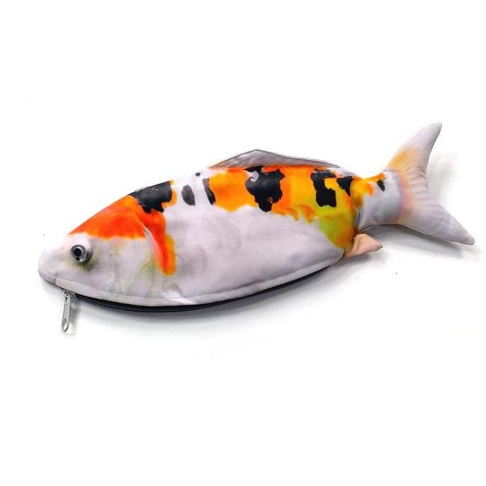 

Tempat Pensil Ikan Koi untuk Penggemar Ikan Pencil Case Pouch Merah Stationery liquid