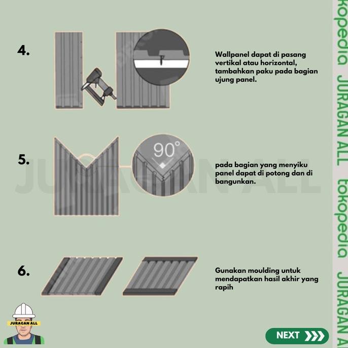 Sale Wpc Wall Panel 3 Meter 3D (Premium) (2900 X 170 X 24Mm) / Wpc Wallpanel / Wpc Wall Panel / Wpc 