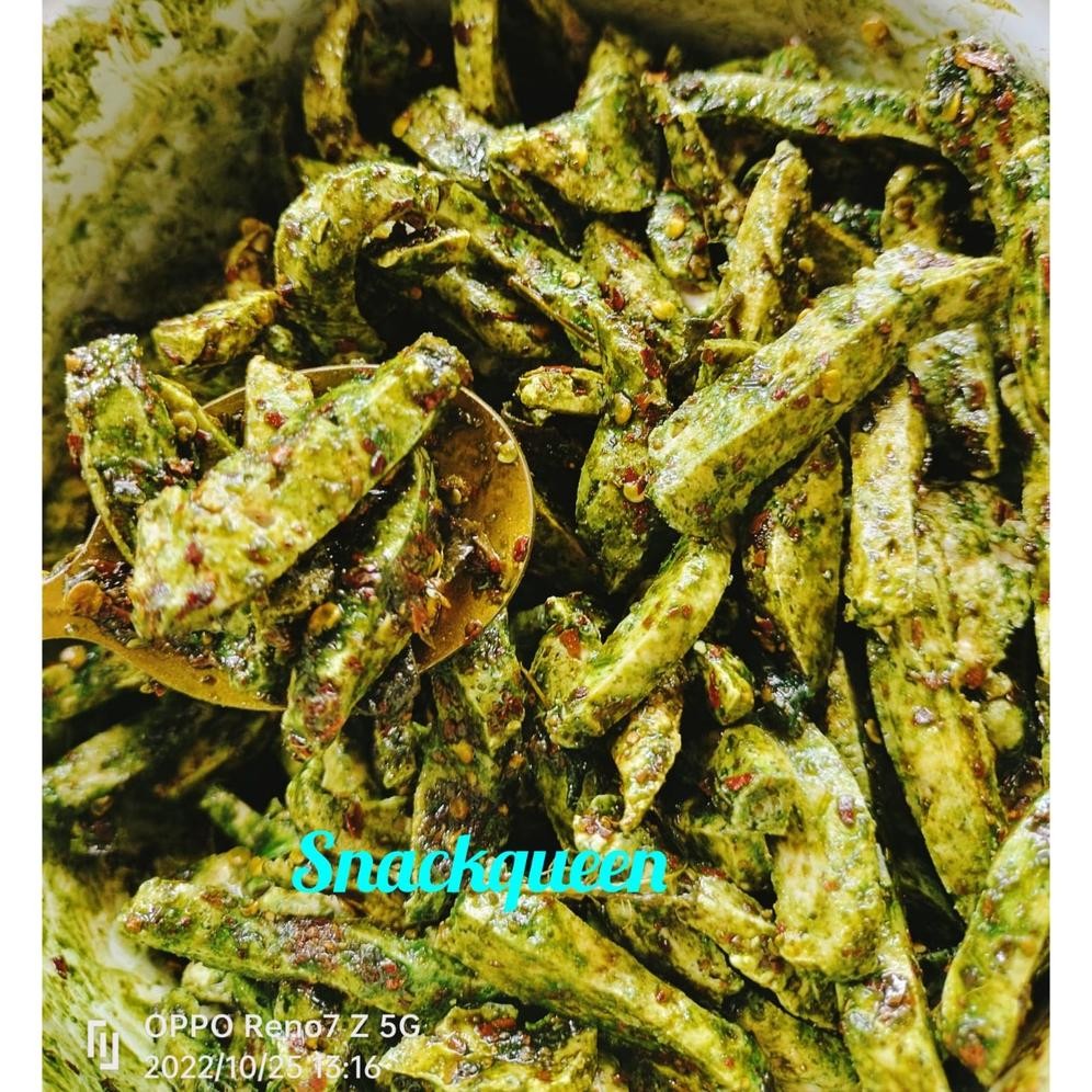 

HJ Basreng baso goreng stik pedas cabe hijau isi 1kg