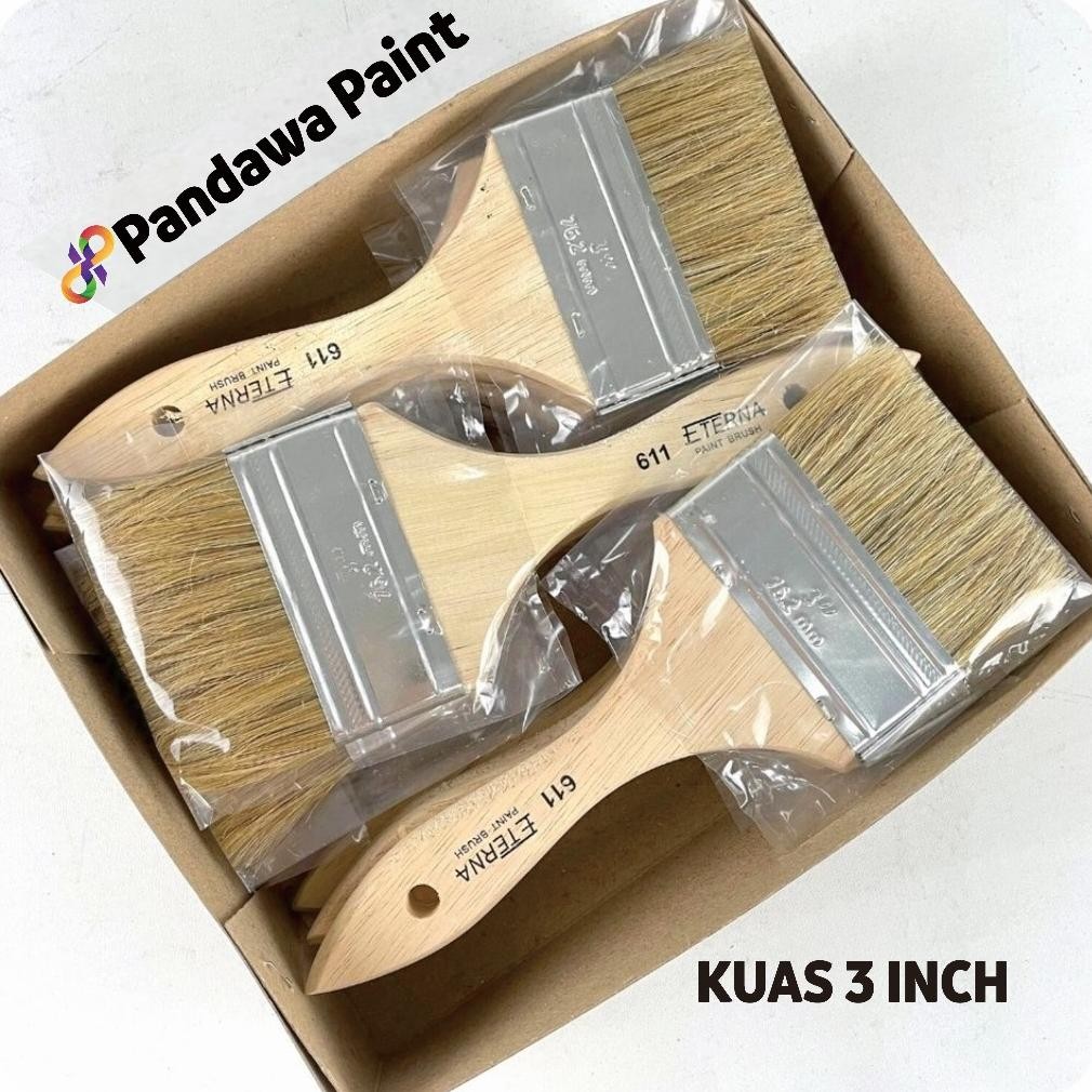 

Promo Meriah Promo! Kuas Cat ETERNA 611 3 Inch Per 1 Pcs / Paint Brush Berkualitas Berkualitas