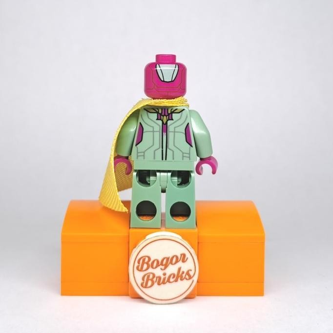 Lego Minifigure Super Heroes - Vision Yellow Spot