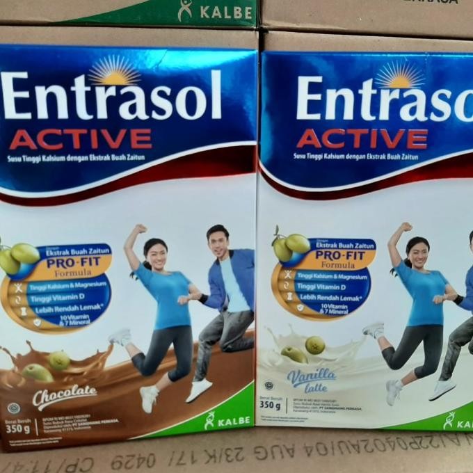 

Entrasol Active Vanilla/Coklat 350Gr Terbaru