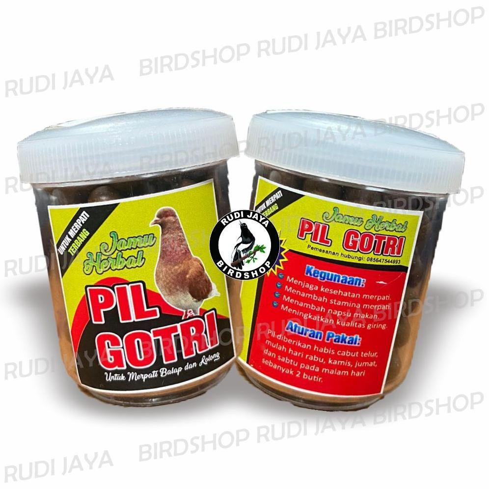 Bisa COD y-76 Pil Gotri 1 Botol Isi 30 Butir Jamu Vitamin Burung Merpati Terbang Merpati Tinggian Me