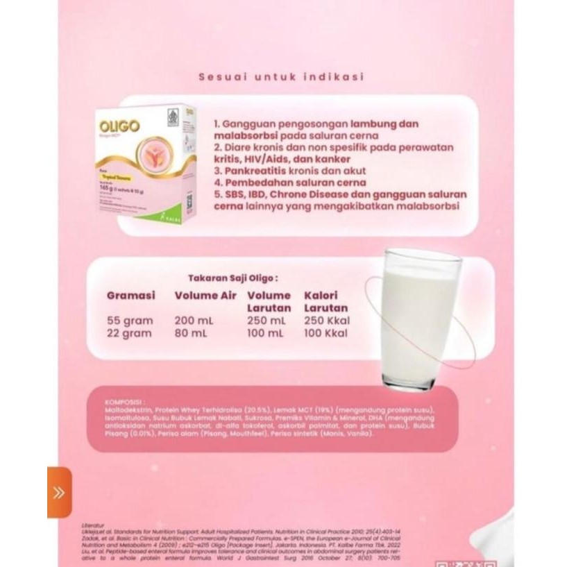 

Oligo 165 Gram - Nutrisi Untuk Kebutuhan Pasien Gangguan Pencernaan Promo