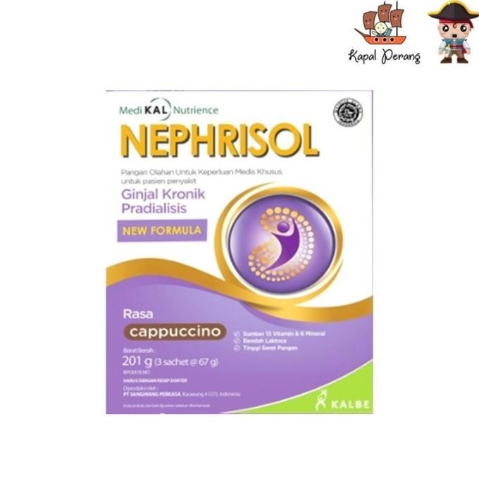 

Nephrisol Cappucino 201 Gram - Susu Ginjal Kronik Predialisis Best Seller