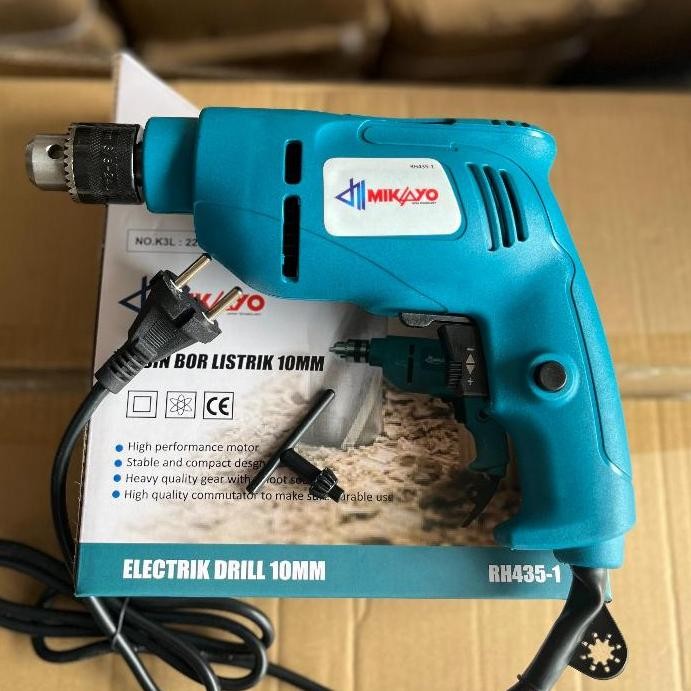 TERLARIS  Set Mesin Gerinda Tangan dan Mesin Bor 10mm Mikayo spt maktec Set Bor dan Gerinda