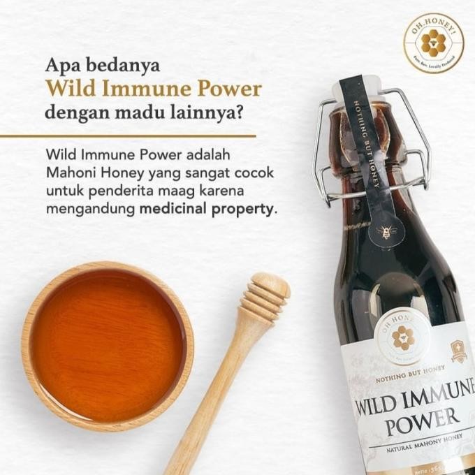 

Wild Immune Power - Powerful Immune Booster / 100% Madu Hutan Asli Terbaru