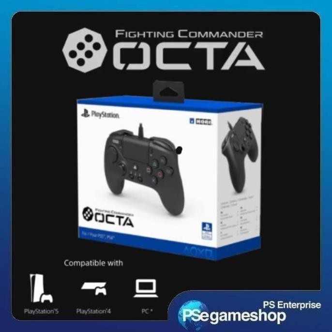 promo hori fighting commander octa for playstation 5 / playstation 4 gamepad controller