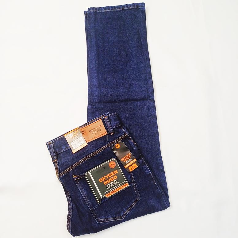 Celana Panjang Jeans Pria Reguler Model Standar Oxygen Hugo