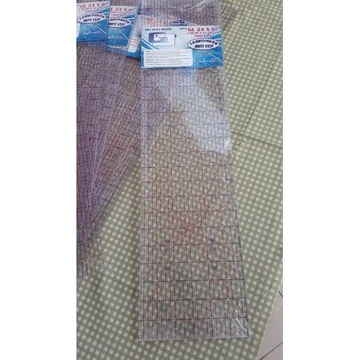 

Gmj Ruler Penggaris Quilting Patchwork Uk 6X24 Inchi