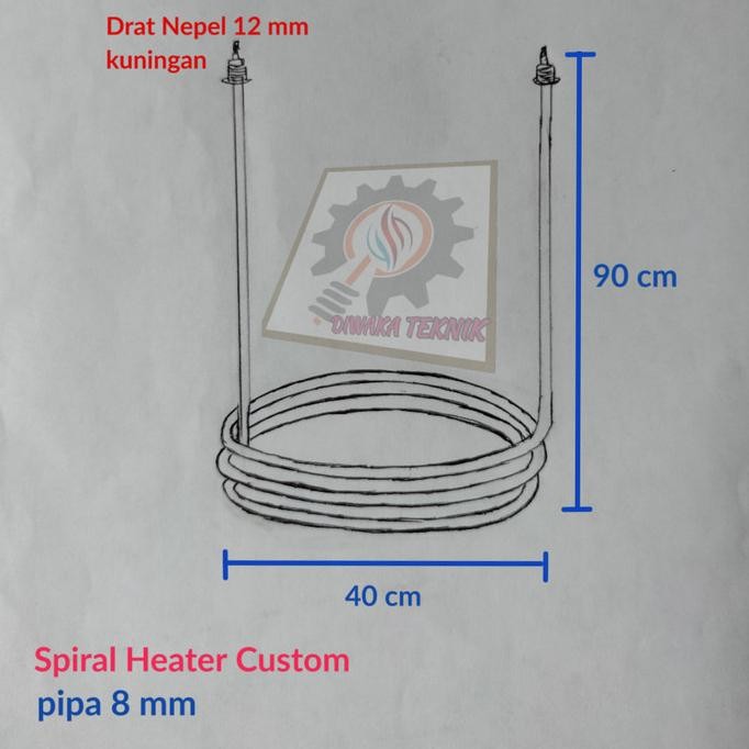 Paket Heater + Thermocouple + Kabel Thermocouple + Kabel Tahan Panas New Stok