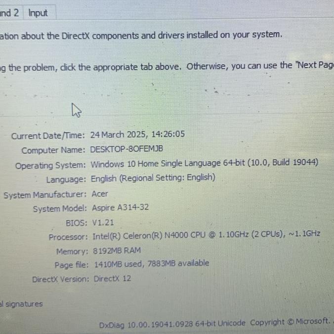Motherboard A314 Mainboard Laptop Acer Aspire 3 New Stok