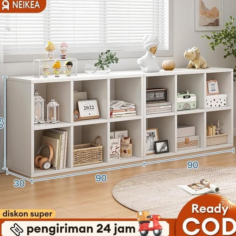 Lemari Buku Minimalis rak Buku Kayu Lemari Buku Anak Rak Penyimpanan Buku