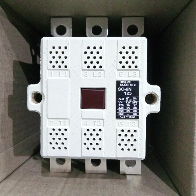 Fuji Electric Sc-6N 125 Magnetic Contactor Sc-6N 200-250V New Stok