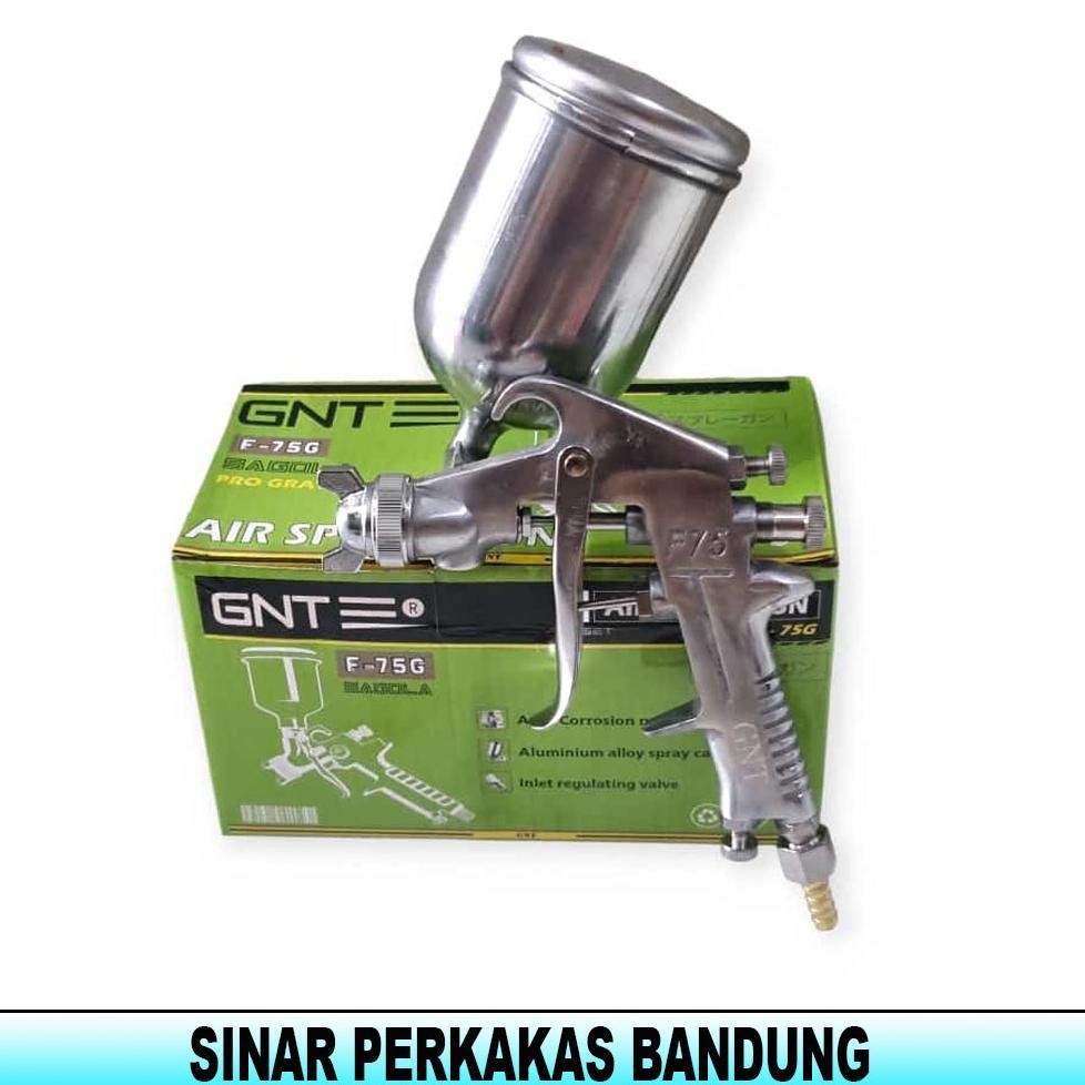 SAGOLA GNT Spray Gun F75 G Tabung Atas 400 ml / Alat Semprot Cat Mobil Motor F75G DUCO  Type Meji