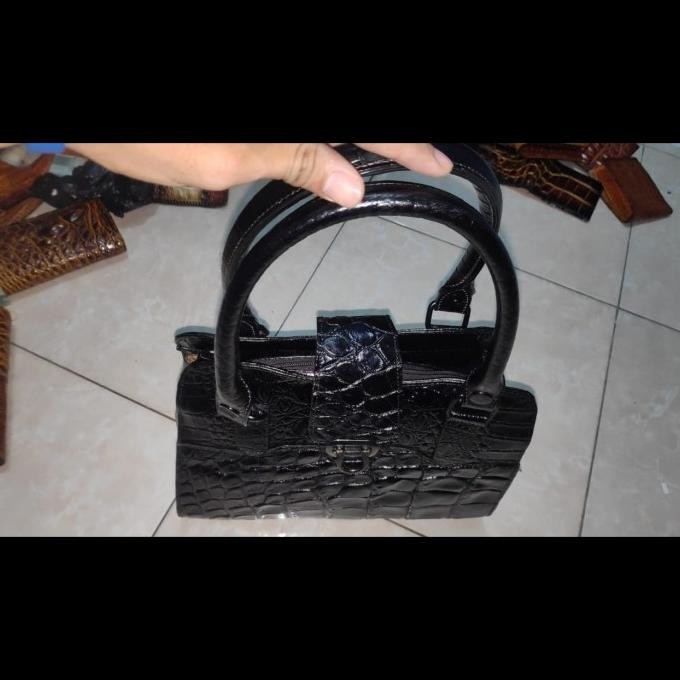 Tas handbag wanita Kulit Buaya Asli