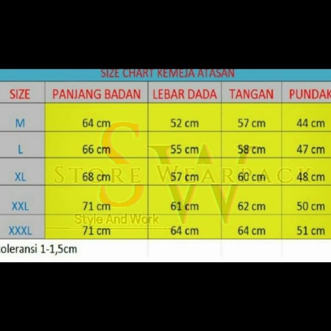 Wearpack Safety/Baju Kerja Pria Lengan Panjang