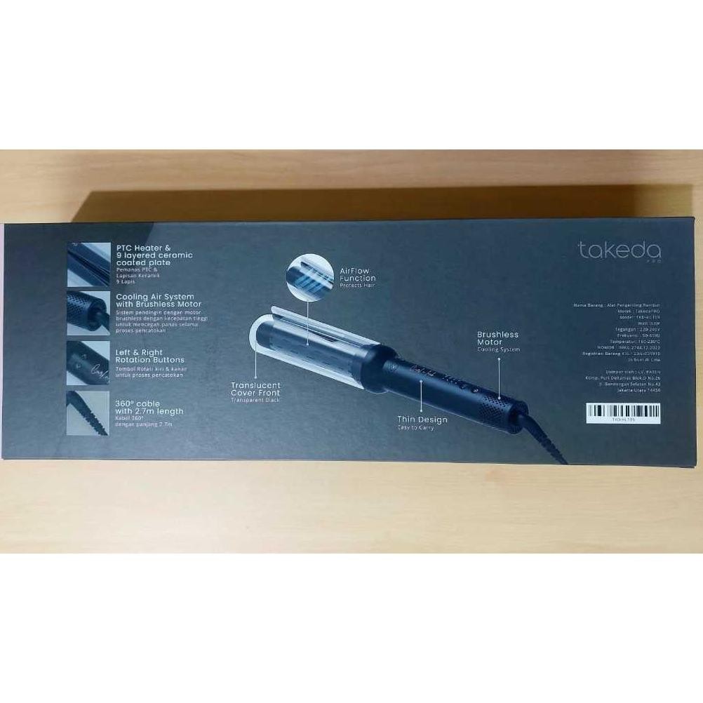TakedaPro TKD-HL119 Curl and Lock Catokan Pengeriting Rambut Curly Keriting Rambut Otomatis Catok Cu