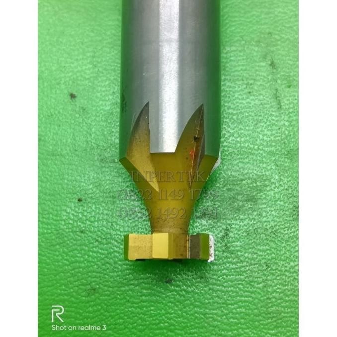 T Slot 14 Carbide Cutter T 14 mm Slotting T-Type Cutter Milling Bekas murah
