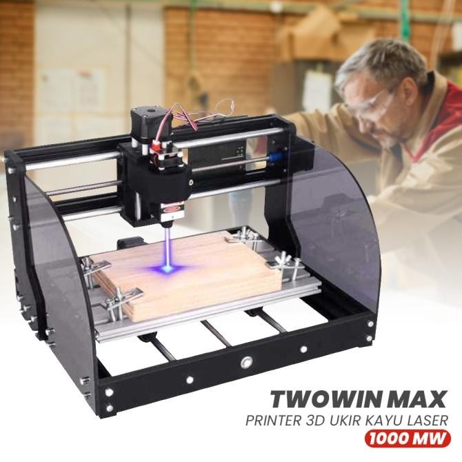 CNC Printer 3D Ukir Kayu Laser Engraving Machine Laser CNC 3018 Pro murah