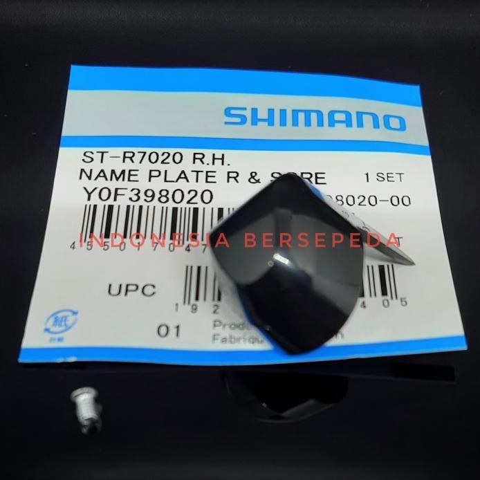 baru  Shimano ST-R7020 R7025 Name Plate Right Left & Screw - Name Plate 105