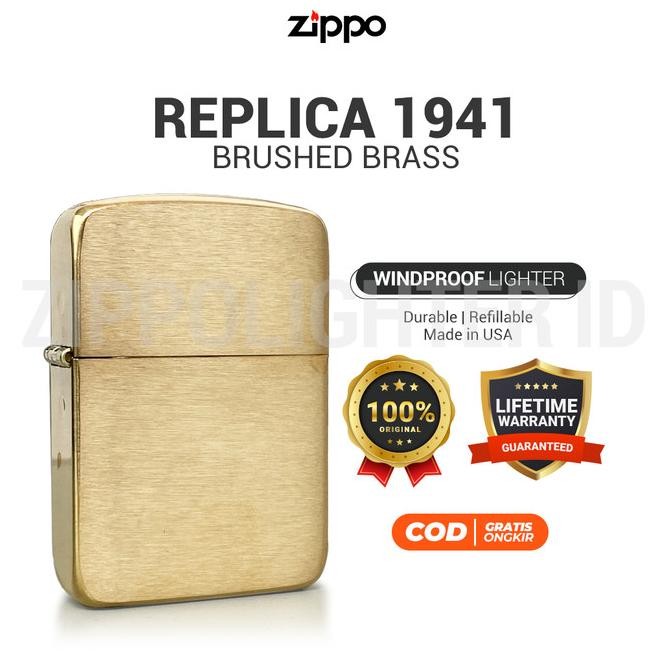 Korek Api  Replica 1941 Brushed Brass - Zippo