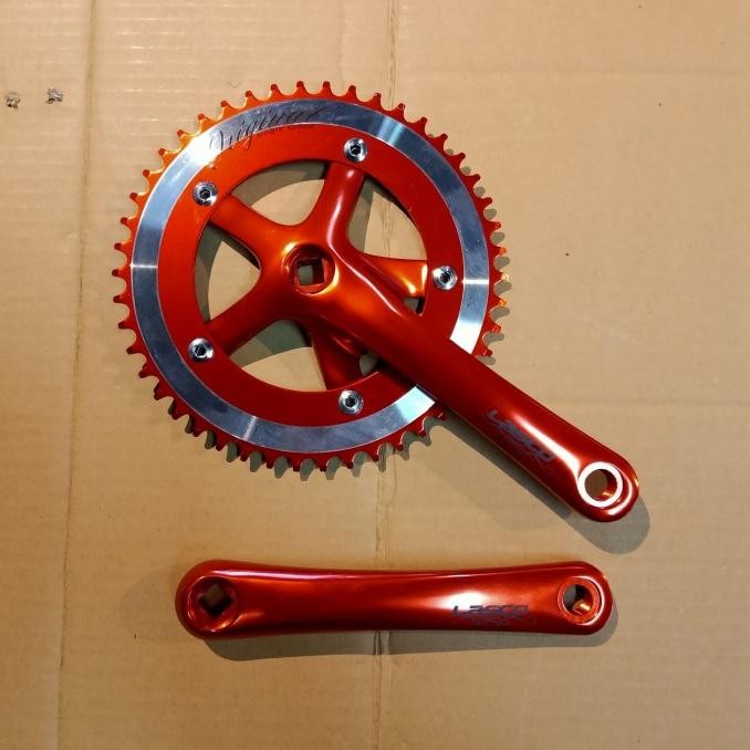 baru  Crank Gear Depan Sepeda Fixie Lasco 46T 165 mm