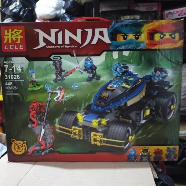 Brick Minifigure Ninja Samurai VXL Lele 31026 Ninja Water Strider Lepin 06054