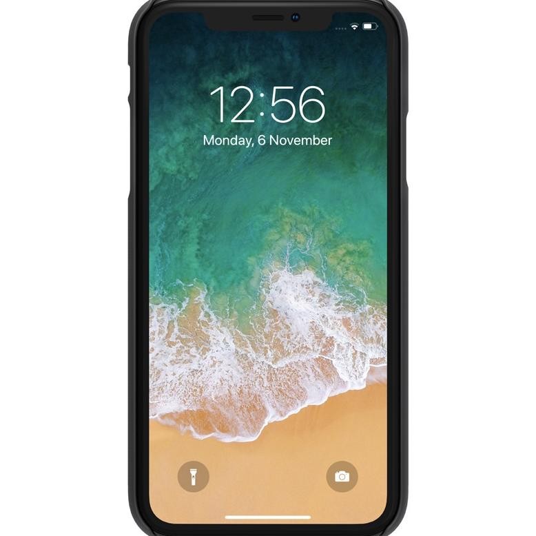Hard Case iPhone XR Nillkin Frosted (Logo Cut) - Black
