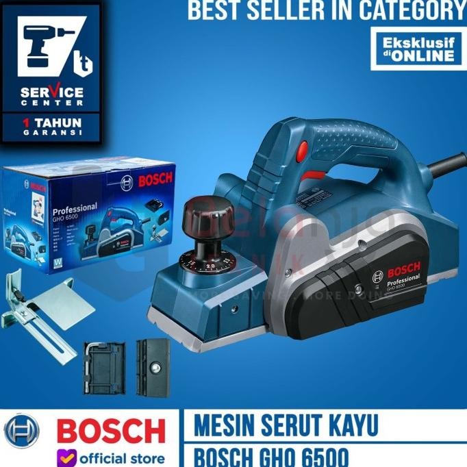 Bosch Mesin Serut Kayu Ketam Gho 6500 Planner Blade Mesin Sugu 650Watt Co