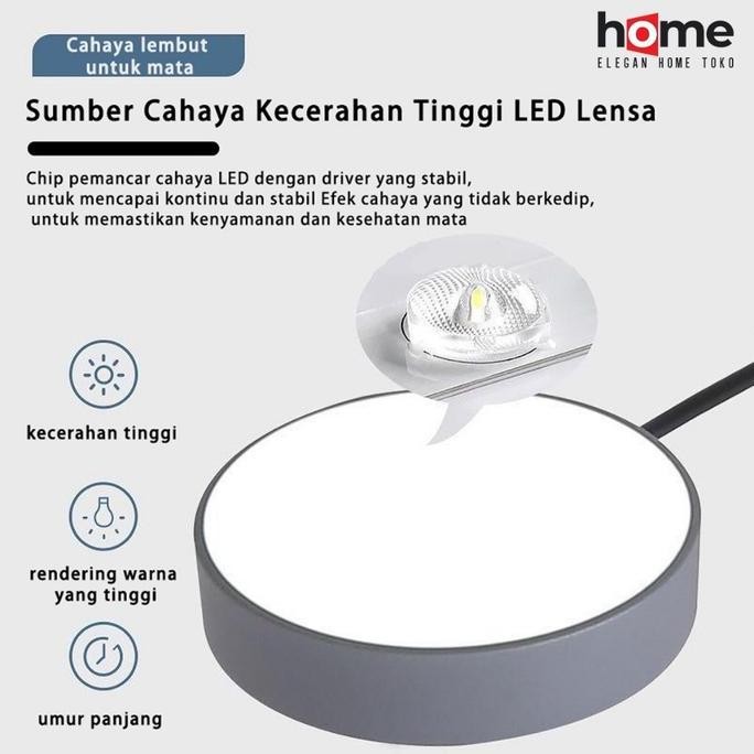Murah E.Home 3 Warna Lampu Plafon Ruang Tamu Lampu Gantung Modern Lampu Gantung Sederhana Lampu Gant