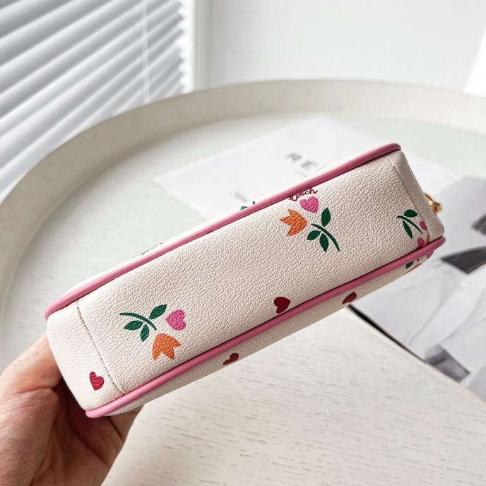 TAS WANITA CH 7658 SWINGER NOLITA 19 MINI HEART LOVELY PINK HANDBAG