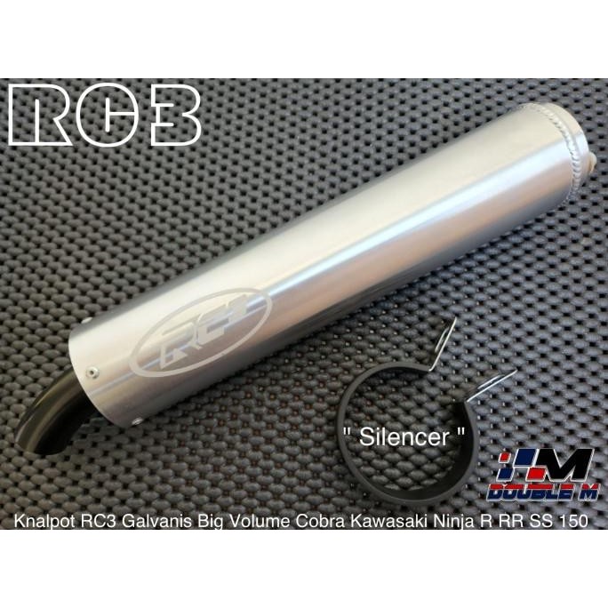 Knalpot RC3 Big Vol Big Volume Galvanis Cobra Kawasaki Ninja R RR SS
