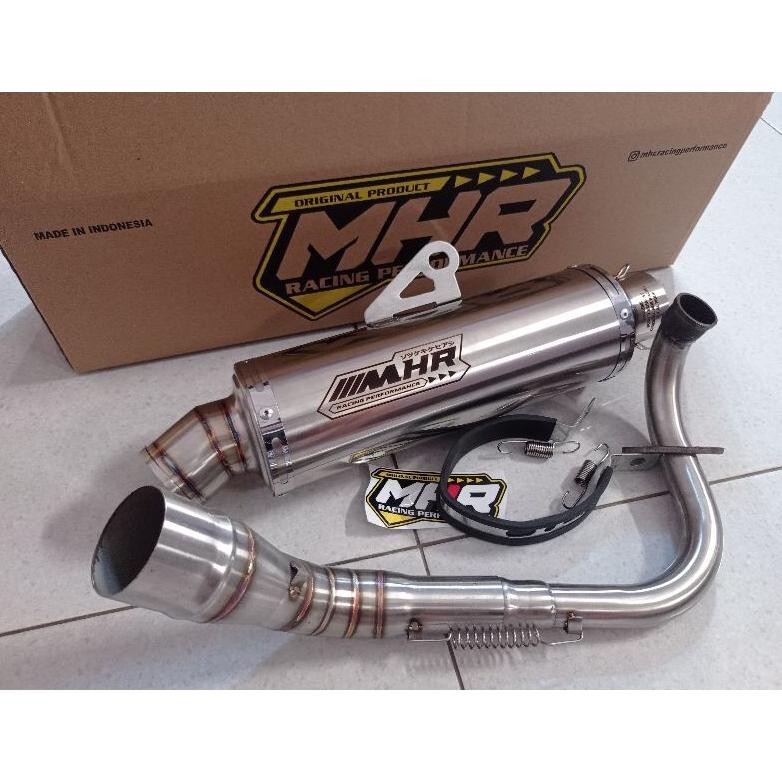 MHR RACING Inlet 50mm Knalpot Fullset VARIO ADV BEAT NMAX AEROX ORIGINAL