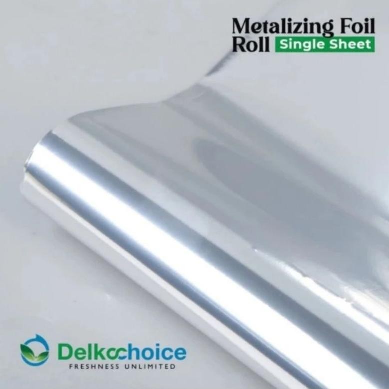 ALUMINIUM FOIL ROLL SINGLE SHEET FOOD GRADE KEMASAN MAKANAN METALIZING 16X1000