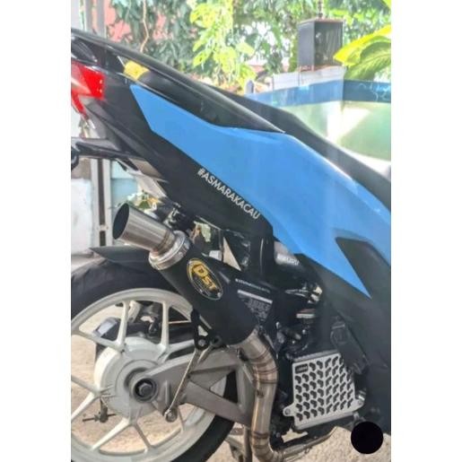 Knalpot Dst black series model kobra aerox. nmax. pcx. vario. beat. mio. lexi. scoopy  inlet 38/50/4