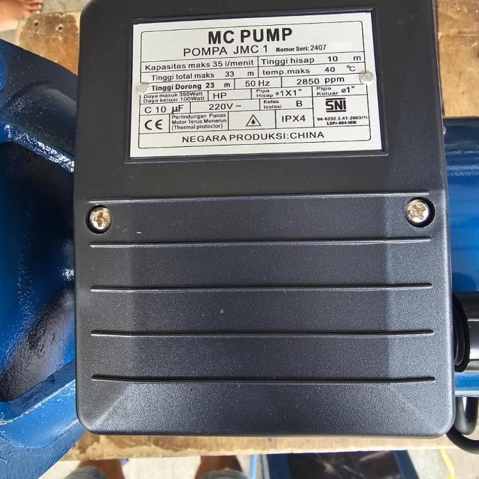 Promo Pompa Semijet 100 Watt Nasional Mcpump